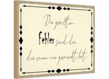Vianmo Insegna In Legno 20X30 Cm Die GrößTne Fehler Sind Die