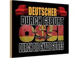 Vianmo Insegna In Legno 20X30 Cm Deutscher Durch Geburt Ossi