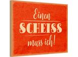 Vianmo Insegna In Legno 12X18 Cm Einen Scheiss Muss Ich