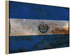 Vianmo Insegna In Legno 20X30 Cm El Salvador El Salvador Rost