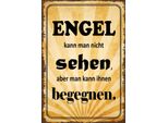 Vianmo Insegna In Legno 18X12 Cm Engel Kann Man Nicht Sehen