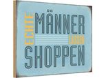 Vianmo Insegna In Legno 12X18 Cm Echte MäNner Lassen Shoppen