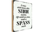 Vianmo Insegna In Legno 18X12 Cm Es Muss Nicht Immer Alles Sinn