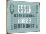 Vianmo Insegna In Legno 20X30 Cm Essen Ist Eine Kunst