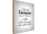 Vianmo Insegna In Legno 30X20 Cm Fantasien Zwei MäNner 1 Putzt