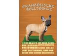 Vianmo Insegna In Legno 30X20 Cm FranzöSische Bulldogge Hund