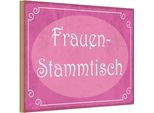 Vianmo Insegna In Legno 12X18 Cm Frauen Stammtisch