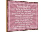 Vianmo Insegna In Legno 20X30 Cm Freundschaft Ist Wenn Herze