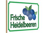 Vianmo Insegna In Legno 12X18 Cm Frische Heidelbeeren Hofladen