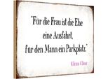 Vianmo Insegna In Legno 20X30 Cm FüR Frau FüR Mann Ist Die Ehe