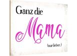 Vianmo Insegna In Legno 12X18 Cm Ganz Die Mama Nur Lieber