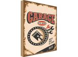 Vianmo Insegna In Legno 18X12 Cm Garage Auto Repair Service 00-24