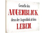 Vianmo Insegna In Legno 20X30 Cm GenießE Den Augenblick Leben