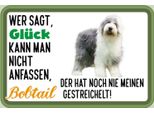 Vianmo Insegna In Legno 20X30 Cm GlüCk Nicht Anfassen Bobtail