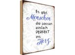Vianmo Insegna In Legno 30X20 Cm Gibt Menschen Passen Ins Herz