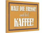 Vianmo Insegna In Legno 20X30 Cm Halt Die Fresse Und Hol Kaffee
