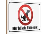 Vianmo Insegna In Legno 20X30 Cm Hier Ist Kein Hundeklo