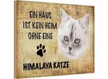 Vianmo Insegna In Legno 20X30 Cm Himalaya Katze Ohne Kein Heim