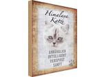 Vianmo Insegna In Legno 18X12 Cm Himalaya Katze Sanft