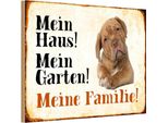 Vianmo Insegna In Legno 12X18 Cm Hund Beagle Mein Haus Garten Familie