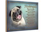 Vianmo Insegna In Legno 20X30 Cm Hunderegeln Wenn Ich Es Mag