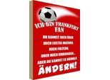 Vianmo Insegna In Legno 18X12 Cm Ich Bin Frankfurt Fan Fussball