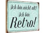 Vianmo Insegna In Legno 12X18 Cm Ich Bin Nicht Alt Ich Bin