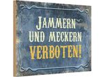 Vianmo Insegna In Legno 20X30 Cm Jammern Und Meckern Verboten