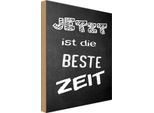 Vianmo Insegna In Legno 18X12 Cm Jetzt Ist Die Beste Zeit