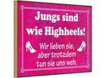 Vianmo Insegna In Legno 20X30 Cm Jungs Sind Wie Highheels