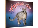 Vianmo Insegna In Legno 20X30 Cm Katze ÄGyptische Mau Schweiz 1988