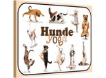 Vianmo Insegna In Legno 20X30 Cm Katze Hunde Yoga