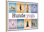 Vianmo Insegna In Legno 12X18 Cm Katze Hunde Yoga