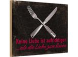Vianmo Insegna In Legno 20X30 Cm Keine Liebe Aufrichtiger Als