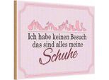 Vianmo Insegna In Legno 20X30 Cm Keinen Besuch Meine Schuhe