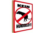 Vianmo Insegna In Legno 30X20 Cm Kein Hundeklo Tiere Hund