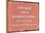 Vianmo Insegna In Legno 20X30 Cm Kompetent StäNdig Will Jemand