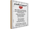 Vianmo Insegna In Legno 18X12 Cm Liebesrezept Nehme 2 Menschen