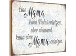 Vianmo Insegna In Legno 12X18 Cm Mama Kann Vieles Ersetzen Aber