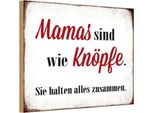 Vianmo Insegna In Legno 20X30 Cm Mamas Sind Wie KnöPfe