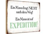 Vianmo Insegna In Legno 12X18 Cm Mann Fragt Nicht Nach Dem Weg