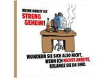 Vianmo Insegna In Legno 20X30 Cm Meine Arbeit Ist Streng Geheim
