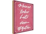 Vianmo Insegna In Legno 30X20 Cm Meine Liebe Hat Vier Pfoten