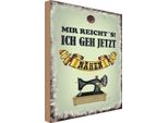 Vianmo Insegna In Legno 30X20 Cm Mir Reicht`S Ich Geh NäHen