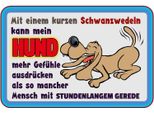 Vianmo Insegna In Legno 20X30 Cm Mit Kurzem Schwanzwedeln Hund