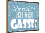 Vianmo Insegna In Legno 20X30 Cm Mir Reicht`S Ich Geh Gassi
