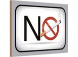 Vianmo Insegna In Legno 20X30 Cm No Smoking Rauchverbot