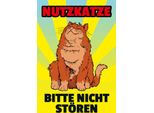 Vianmo Insegna In Legno 18X12 Cm Nutzkatze Bitte Nicht StöRen