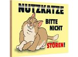 Vianmo Insegna In Legno 20X30 Cm Nutzkatze Bitte Nicht StöRen