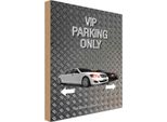 Vianmo Insegna In Legno 30X20 Cm Parken Vip Parking Only